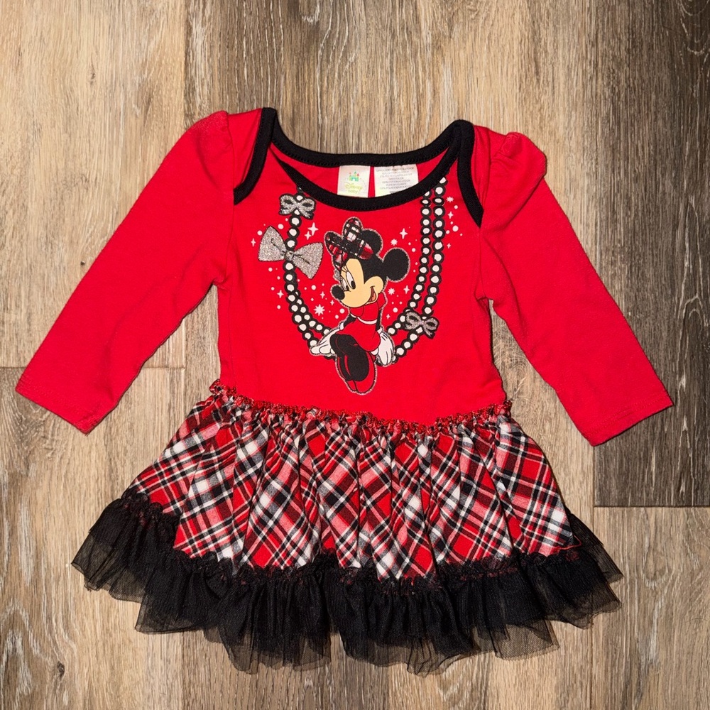 Disney Baby Red Minnie Dress LOVE